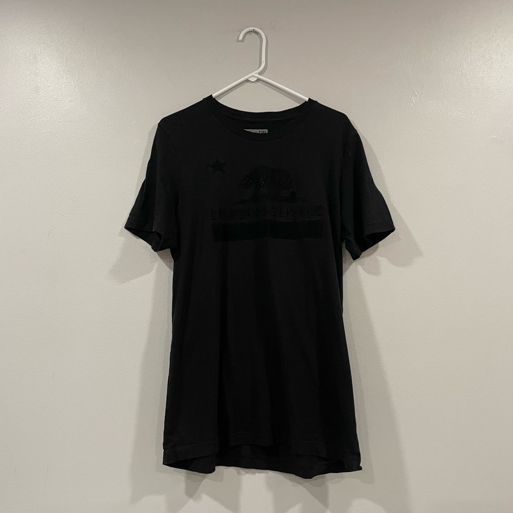 Ring of Fire Black Short Sleeve Shirt Large L